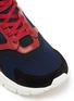 细节 - 点击放大 - VALENTINO GARAVANI - Sound High真皮网格拼色针织运动鞋
