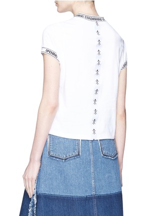 背面 - 点击放大 - OPENING CEREMONY - Fem火炬图案品牌名称纯棉T恤