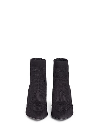 正面 - 点击放大 - ASH - DREAMER亮线针织高跟过踝靴