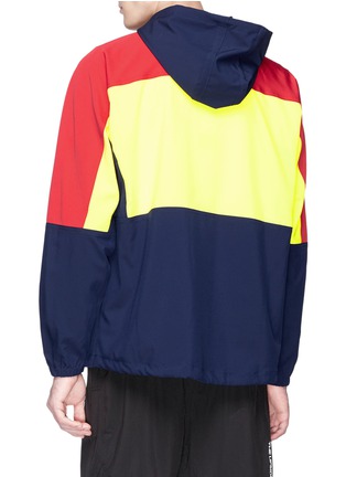 背面 - 点击放大 - THE UPSIDE - 'Bel Air' colourblock half zip hoodie