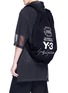 模特儿示范图 - 点击放大 - Y-3 - Yohji品牌标志印花双肩包