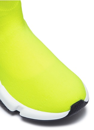 细节 - 点击放大 - BALENCIAGA - Speed标志袜靴式运动鞋