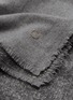 细节 –点击放大 - OYUNA - Kalo羊绒混羊毛毯－灰色