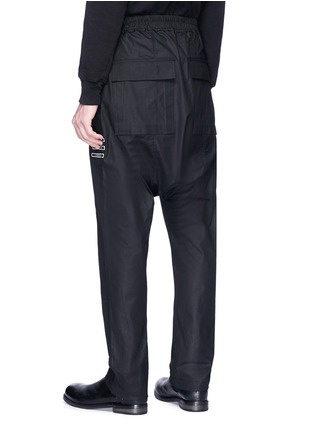 背面 - 点击放大 - RICK OWENS DRKSHDW - 英文字条纹棉质休闲裤