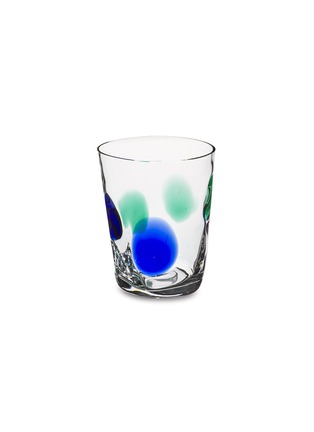 首图 –点击放大 - CARLO MORETTI - 不规则玻璃杯－蓝色及绿色波点
