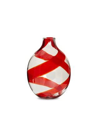 首图 –点击放大 - CARLO MORETTI - 窄口玻璃花瓶－红色条纹