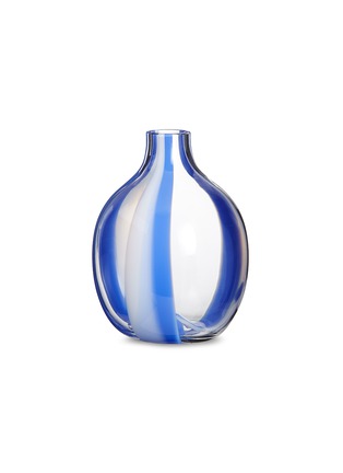 首图 –点击放大 - CARLO MORETTI - 窄口玻璃花瓶－蓝色条纹