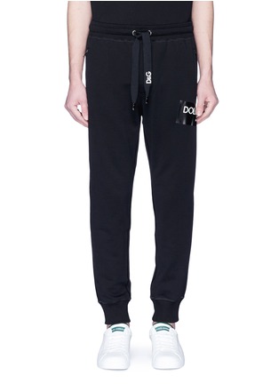 首图 - 点击放大 - DOLCE & GABBANA - 品牌标志纯棉休闲裤
