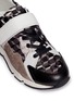 细节 - 点击放大 - PIERRE HARDY - 立体图案拼接设计运动鞋