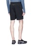 背面 - 点击放大 - PARTICLE FEVER - 反光品牌标志系带纯棉短裤