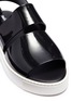 细节 - 点击放大 - MELISSA - SOHO镂空绊带PVC厚底凉鞋