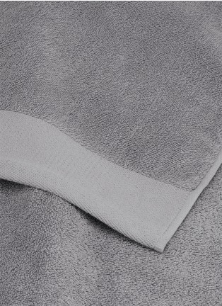 细节 –点击放大 - LANE CRAWFORD - 有机棉浴巾－灰色