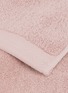 细节 –点击放大 - LANE CRAWFORD - 有机棉面巾－粉色