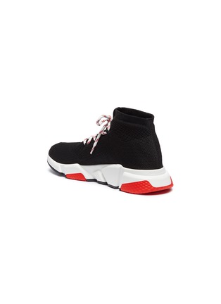 细节 - 点击放大 - BALENCIAGA - Speed系带袜靴式针织运动鞋