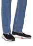 模特儿示范图 - 点击放大 - BALENCIAGA - Speed系带袜靴式针织运动鞋