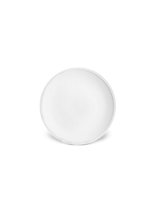 首图 –点击放大 - L'OBJET - SOIE TRESSÉE 陶瓷甜品盘 — 白色