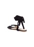 模特儿示范图 - 点击放大 - 10116 - Jole天鹅绒绕踝系带凉鞋