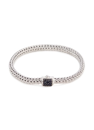 首图 - 点击放大 - JOHN HARDY - Sapphire silver woven chain bracelet