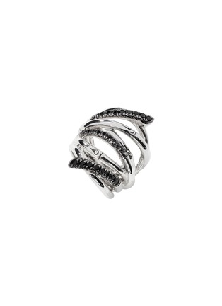 细节 - 点击放大 - JOHN HARDY - Bamboo Sapphire Sterling Silver Ring — Size 7