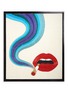 首图 –点击放大 - JONATHAN ADLER - Lips珠饰吸烟图案装饰画
