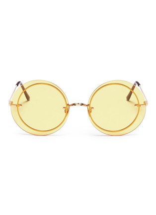 首图 - 点击放大 - SPEKTRE - Narciso镜片覆盖金属圆框太阳眼镜