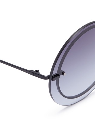 细节 - 点击放大 - SPEKTRE - Narciso镜片覆盖金属圆框太阳眼镜