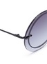 细节 - 点击放大 - SPEKTRE - Narciso镜片覆盖金属圆框太阳眼镜