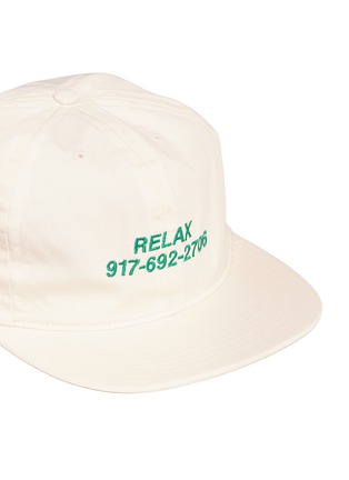 细节 - 点击放大 - NINE ONE SEVEN - Relax电话号码刺绣纯棉棒球帽
