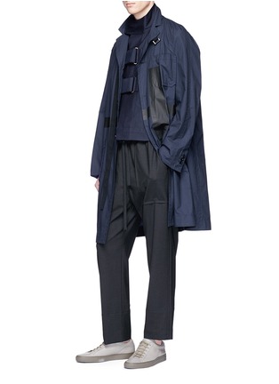 模特儿示范图 - 点击放大 - PRONOUNCE - 口袋抽绳休闲裤