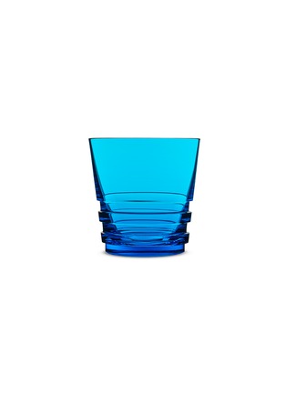 首图 –点击放大 - SAINT-LOUIS - Oxymore梯形切割玻璃平底杯－蓝色