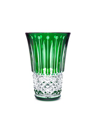 首图 –点击放大 - SAINT-LOUIS - Tommyssimo切割玻璃花瓶－绿色及透明