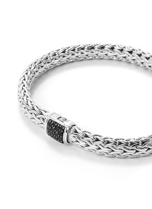 模特儿示范图 - 点击放大 - JOHN HARDY - Sapphire silver woven chain bracelet