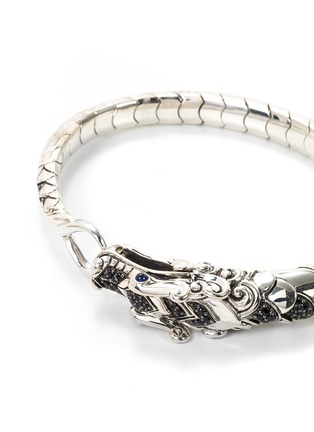  - JOHN HARDY - Sapphire spinel silver Naga bangle
