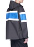 背面 - 点击放大 - COMME DES GARÇONS HOMME - Colourblock panel pinstripe hooded canvas parka