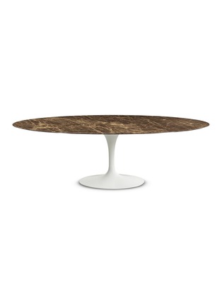 首图 –点击放大 - KNOLL - Saarinen椭圆形大理石餐桌－棕色