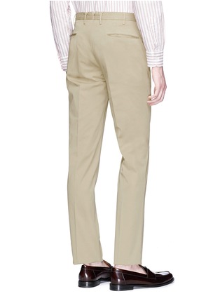 背面 - 点击放大 - INCOTEX - Royal Batavia 棉质斜纹布修身长裤