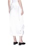 背面 - 点击放大 - ELISSA MCGOWAN - 'Raw Wave' ruffle satin mock wrap skirt