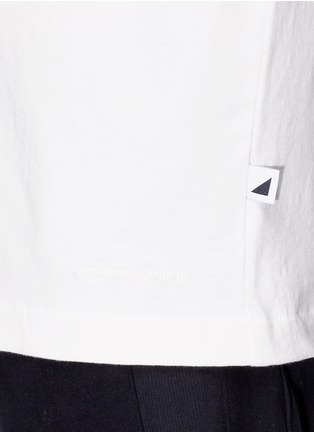 细节 - 点击放大 - ALEXANDERWANG - 品牌名称刺绣纯棉长袖T恤