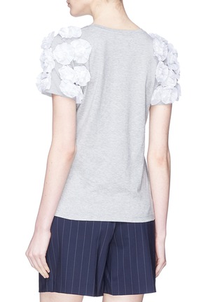 背面 - 点击放大 - Minki - 花卉装饰纯棉T恤