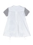 模特儿示范图 - 点击放大 - SACAI - 儿童款府绸背面拼接纯棉连衣裙