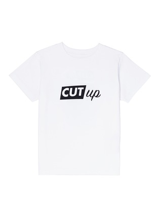 首图 - 点击放大 - SACAI - Cut Up儿童款英文字纯棉T恤