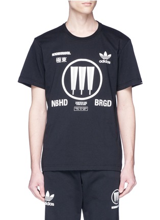 首图 - 点击放大 - adidas x NEIGHBORHOOD - 品牌标志有机棉T恤