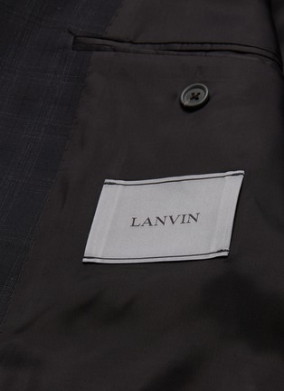  - LANVIN - Attitude暗格纹羊毛西服套装