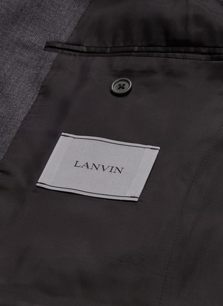  - LANVIN - Attitude暗格纹羊毛西服套装