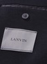  - LANVIN - 人字纹拼接条纹西服夹克