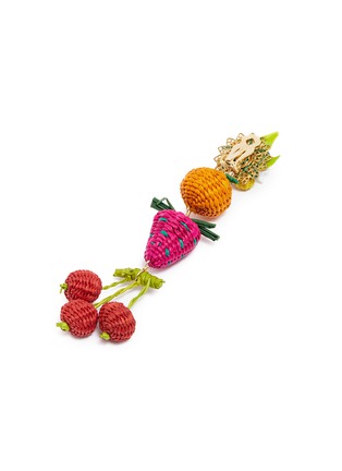 细节 - 点击放大 - MERCEDES SALAZAR - Cherry Splatter水果吊坠夹耳式耳环
