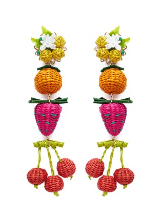 首图 - 点击放大 - MERCEDES SALAZAR - Cherry Splatter水果吊坠夹耳式耳环