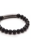 细节 - 点击放大 - TATEOSSIAN - Black onyx bead 18k black gold silver bracelet