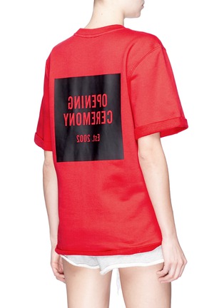 背面 - 点击放大 - OPENING CEREMONY - 中性款品牌标志胶印纯棉T恤