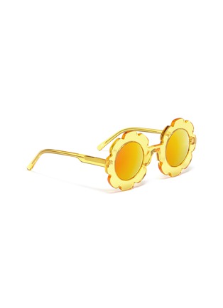 模特示范图 - 点击放大 - SONS + DAUGHTERS - Pixie儿童款花卉造型太阳眼镜